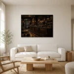 Premium Wall Art Yatay Html Edition – NM3-BRN-EP-H-002 styled in a refined neutral interior