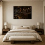Premium Wall Art Yatay Html Edition – NM3-BRN-EP-H-002 showcased in an elegant minimalist interior