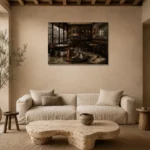 Premium Wall Art Yatay Html Edition – NM3-BRN-EP-H-003 presented in a sophisticated home setting
