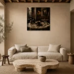 Premium Wall Art Kare Html Edition – NM3-BRN-EP-S-001 presented in a sophisticated home setting