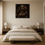 Premium Wall Art Kare Html Edition – NM3-BRN-EP-S-003 showcased in an elegant minimalist interior