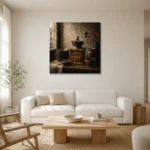 Premium Wall Art Kare Html Edition – NM3-BRN-EP-S-005 styled in a refined neutral interior
