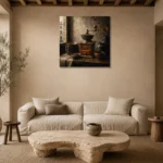 Premium Wall Art Kare Html Edition – NM3-BRN-EP-S-005 presented in a sophisticated home setting