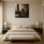 Premium Wall Art Kare Html Edition – NM3-BRN-EP-S-005 showcased in an elegant minimalist interior