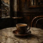 Espresso Sentinel Single Espresso Cup Brown Kitchen Wall Art