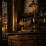 Espresso Threshold Vintage Coffee Machine Brown Dining Room Wall Art