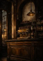 Espresso Threshold Vintage Coffee Machine Brown Dining Room Wall Art