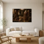Premium Wall Art Yatay Html Edition – NM3-BRN-TS-H-001 styled in a refined neutral interior