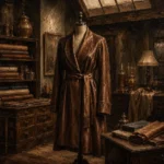 Tobacco Cabinet Tobacco-Brown Silk Coat Brown Bedroom Wall Art
