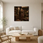 Premium Wall Art Kare Html Edition – NM3-BRN-TS-S-001 styled in a refined neutral interior