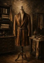 Tobacco Sentinel Tobacco-Brown Silk Coat Brown Bedroom Wall Art