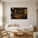 Premium Wall Art Yatay Html Edition – NM3-BRN-WW-H-004 styled in a refined neutral interior