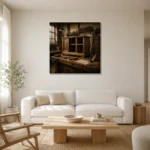 Premium Wall Art Kare Html Edition – NM3-BRN-WW-S-001 styled in a refined neutral interior