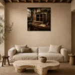 Premium Wall Art Kare Html Edition – NM3-BRN-WW-S-001 presented in a sophisticated home setting
