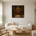 Premium Wall Art Kare Html Edition – NM3-BRN-WW-S-003 styled in a refined neutral interior
