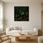 Premium Wall Art Kare Html Edition – NM3-GRN-AC-S-005 styled in a refined neutral interior