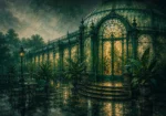 Glasshouse Procession Glasshouse Doorway Green Sunroom Wall Art