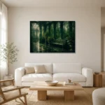 Premium Wall Art Yatay Html Edition – NM3-GRN-EG-H-005 styled in a refined neutral interior
