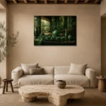 Premium Wall Art Yatay Html Edition – NM3-GRN-JT-H-001 presented in a sophisticated home setting