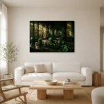 Premium Wall Art Yatay Html Edition – NM3-GRN-JT-H-005 styled in a refined neutral interior