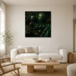 Premium Wall Art Kare Html Edition – NM3-GRN-JT-S-002 styled in a refined neutral interior