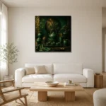 Premium Wall Art Kare Html Edition – NM3-GRN-JT-S-005 styled in a refined neutral interior
