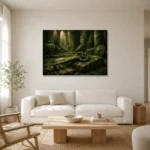 Premium Wall Art Yatay Html Edition – NM3-GRN-MR-H-001 styled in a refined neutral interior