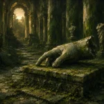 Mossbound Salon Broken Classical Hand Green Living Room Wall Art