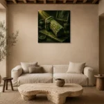 Premium Wall Art Kare Html Edition – NM3-GRN-MR-S-004 presented in a sophisticated home setting