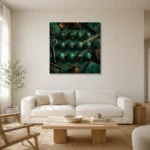 Premium Wall Art Kare Html Edition – NM3-GRN-VC-S-002 styled in a refined neutral interior