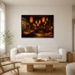 Premium Wall Art Yatay Html Edition – NM3-ORG-AL-H-002 styled in a refined neutral interior