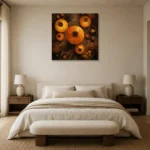 Premium Wall Art Kare Html Edition – NM3-ORG-AL-S-002 showcased in an elegant minimalist interior