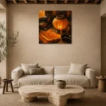 Premium Wall Art Kare Html Edition – NM3-ORG-AL-S-004 presented in a sophisticated home setting