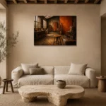 Premium Wall Art Yatay Html Edition – NM3-ORG-BO-H-002 presented in a sophisticated home setting