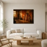 Premium Wall Art Yatay Html Edition – NM3-ORG-BO-H-003 styled in a refined neutral interior