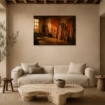 Premium Wall Art Yatay Html Edition – NM3-ORG-BO-H-003 presented in a sophisticated home setting