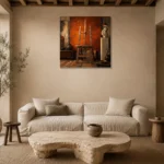 Premium Wall Art Kare Html Edition – NM3-ORG-BO-S-001 presented in a sophisticated home setting