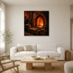 Premium Wall Art Kare Html Edition – NM3-ORG-CF-S-004 styled in a refined neutral interior