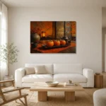 Premium Wall Art Yatay Html Edition – NM3-ORG-PS-H-001 styled in a refined neutral interior