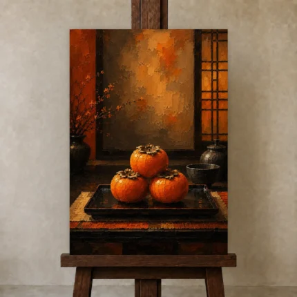 Premium Wall Art Dikey Html Edition – NM3-ORG-PS-V-001 displayed on a studio easel