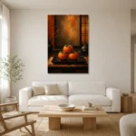 Premium Wall Art Dikey Html Edition – NM3-ORG-PS-V-001 styled in a refined neutral interior