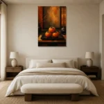 Premium Wall Art Dikey Html Edition – NM3-ORG-PS-V-001 showcased in an elegant minimalist interior