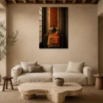 Premium Wall Art Dikey Html Edition – NM3-ORG-PS-V-005 presented in a sophisticated home setting