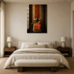 Premium Wall Art Dikey Html Edition – NM3-ORG-PS-V-005 showcased in an elegant minimalist interior