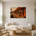 Premium Wall Art Yatay Html Edition – NM3-ORG-TM-H-003 styled in a refined neutral interior