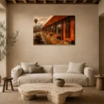 Premium Wall Art Yatay Html Edition – NM3-ORG-TM-H-003 presented in a sophisticated home setting