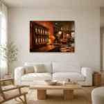 Premium Wall Art Yatay Html Edition – NM3-ORG-TM-H-004 styled in a refined neutral interior
