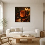 Premium Wall Art Kare Html Edition – NM3-ORG-TM-S-002 styled in a refined neutral interior