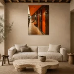 Premium Wall Art Dikey Html Edition – NM3-ORG-TM-V-003 presented in a sophisticated home setting