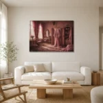 Premium Wall Art Yatay Html Edition – NM3-PNK-BD-H-002 styled in a refined neutral interior